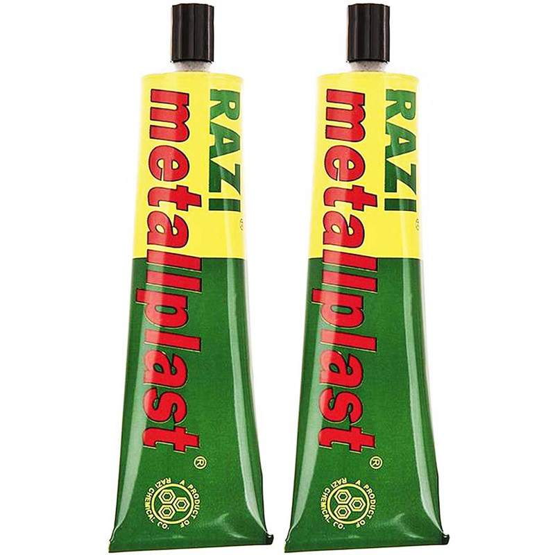 چسب آهن رازی مدل Metallplast حجم 100 میلی لیتر بسته 2 عددی