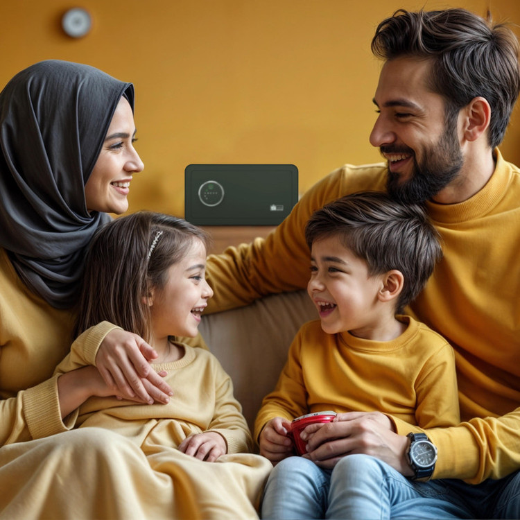 گاوصندوق الکترونیکی سدید مدل لمسی اثرانگشتی 350WFT