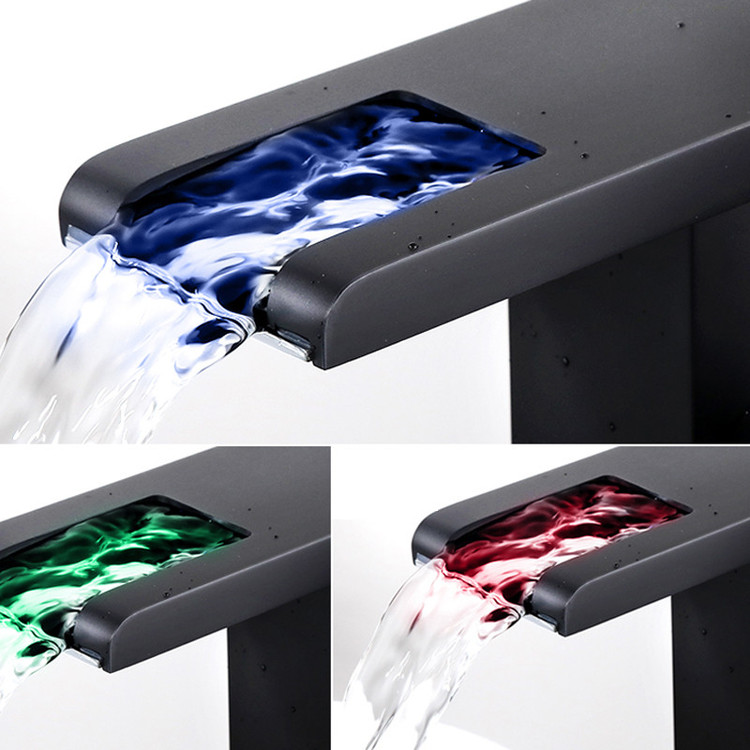 شیر روشویی مدل لوکس LED-B
