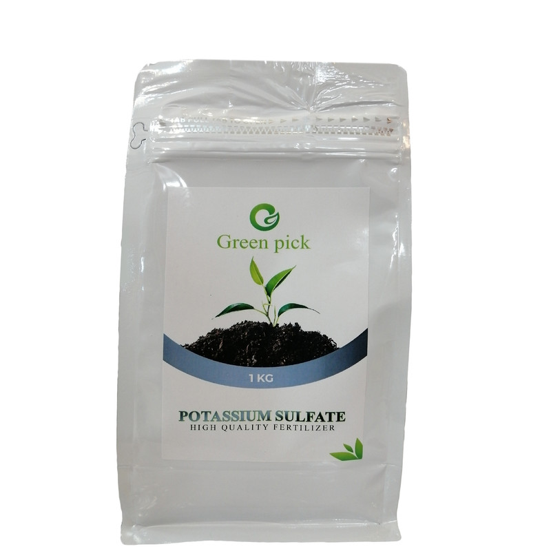 کود سولفات پتاسیم پودری گرین پیک مدل POTASSIUM SULFATE 1000 وزن یک کیلوگرم