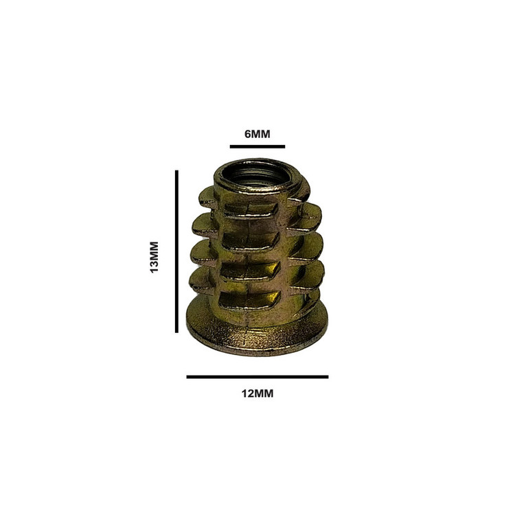 مهره رو پیچ تو پیچ چوب های فایو استور مدل HI5 6-13MM بسته 15 عددی