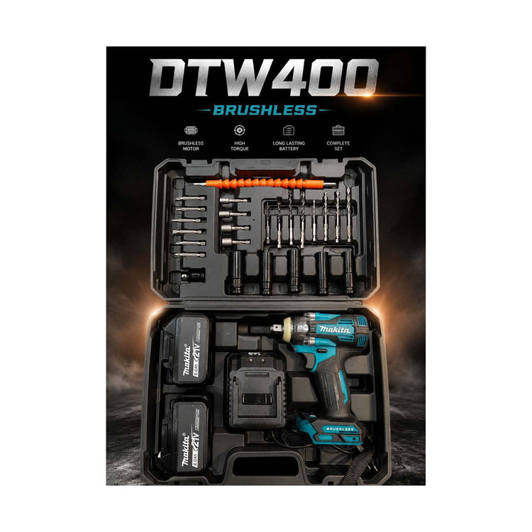 آچار بکس ماکیتا مدل DTW400 درایو 1/2 اینچ