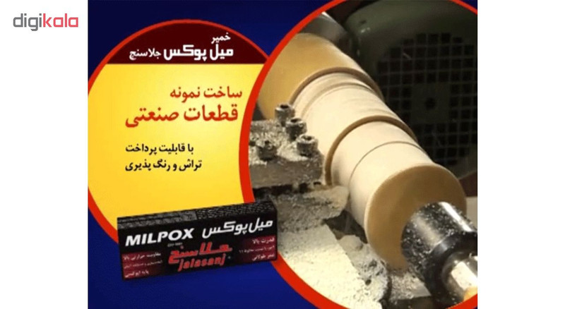 خمیر دوقلو هزار کاره میل پوکس جلاسنج مدل سریع خشک و آرام خشک حجم 100 گرم بسته 2 عددی