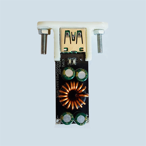 ماژول سوپر فست شارژ USB Type-C مدل QC4.0 به همراه قاب اختصاصی