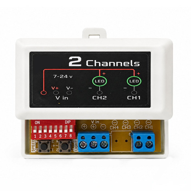 فلاشر LED دو کانال سپنتا مدل SE-2ch