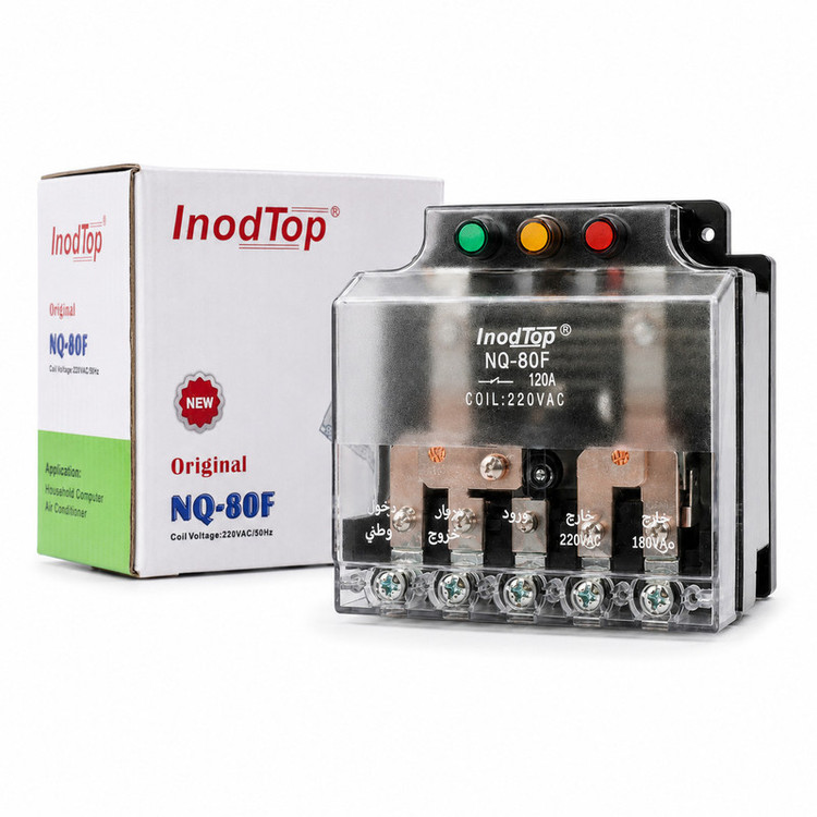 رله چنجاور تکفاز اینودتاپ مدل NQ-80F 120 آمپر