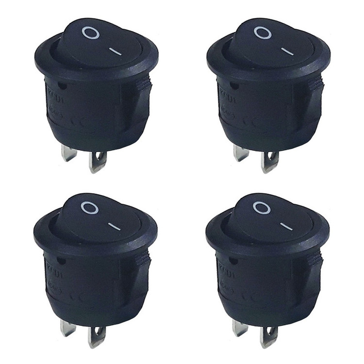 کلید راکر مدل 2P-K23 بسته 4 عددی