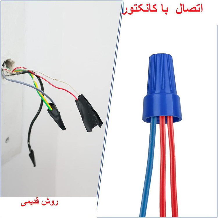 کانکتور پیچی مدل SP2 بسته 25 عددی